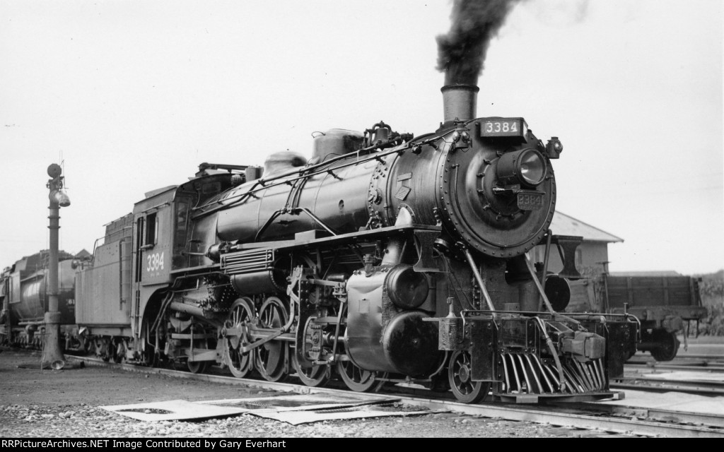 CN 2-8-2 #3384 - Canadian National